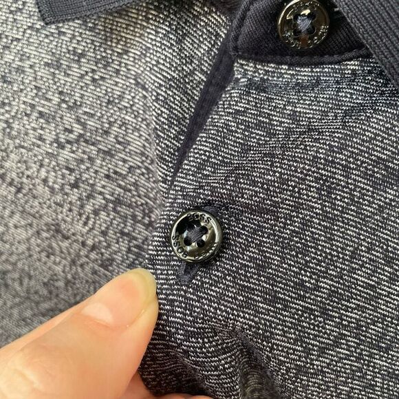 Hugo Boss Polo Golf Short Dark Blue Slim Fit L - Picture 6 of 12